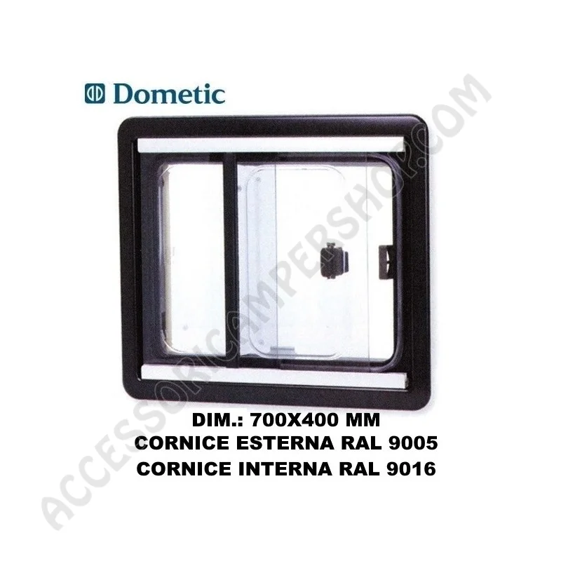 Finestra Dometic Seitz S4 700x400 mm Scorrevole | Accessoricampershop.com