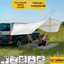 Tendalino tettoia parasole Mauritius L 510x300 | Accessoricampershop.com
