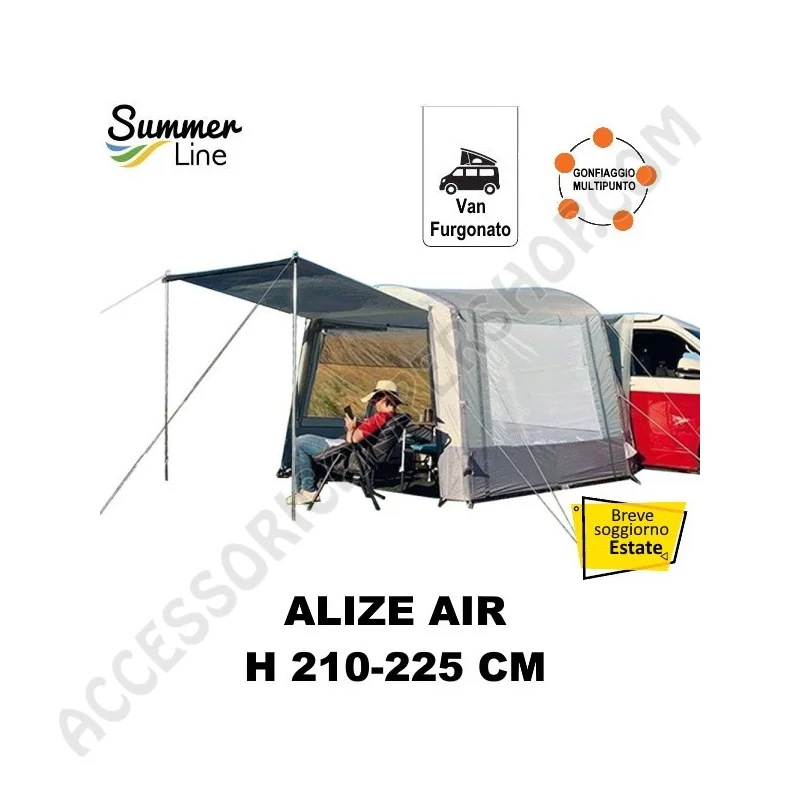 Veranda Pneumatica Gonfiabile Alize Air 210-225 cm | Accessoricampershop.com