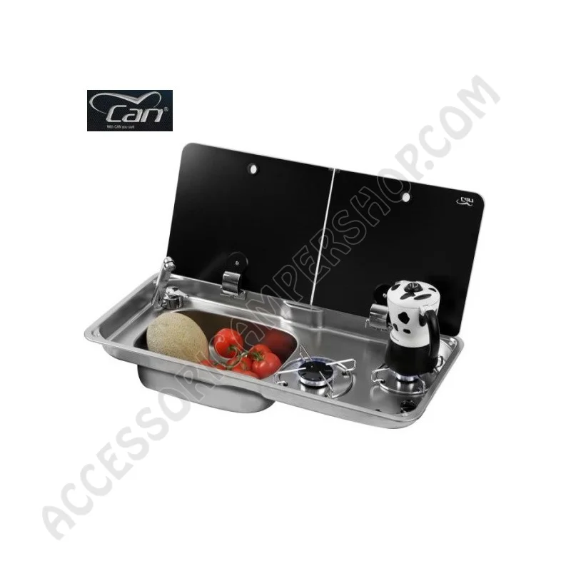 Piano Cottura a Gas Combinato con Lavello | Accessoricampershop.com