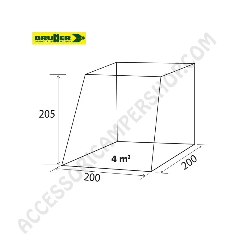 Tendalino Veranda VW T5 T6 Comet Brunner | Accessoricampershop.com
