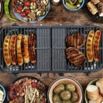 Barbecue a Gas Portatile Pieghevole con 2 Bruciatori | Accessoricampershop.com