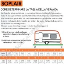Veranda per caravan Marmara Soplaire 240 | Accessoricampershop.com