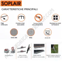 Veranda per Caravan Wandel Soplaire Profondità 270 | Accessoricampershop.com