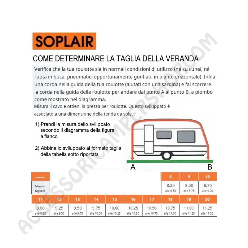 Veranda Gonfiabile Zinnia Air Soplair 270 | Accessoricampershop.com