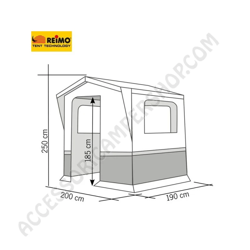 Cucinotto Tenda Cucina Alicante 200x190 cm | Accessoricampershop.com