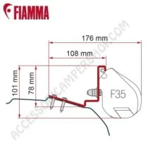 Adattatori Staffe Fiamma F35 per Ford Custom | Accessoricampershop.com