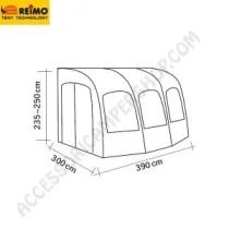 Veranda Pneumatica MARINA AIR HIGH 390 per Camper | Accessoricampershop.com