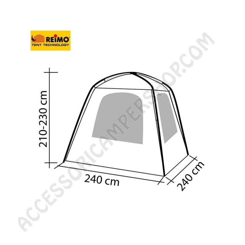 Tenda veranda posteriore universale per van | Accessoricampershop.com