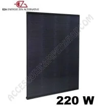 Pannello Solare EZA Full Black 220W con Regolatore | Accessoricampershop.com