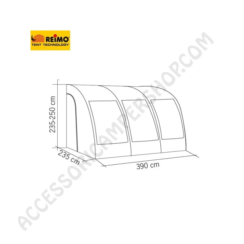 Veranda Pneumatica Rimini Air per Caravan | Accessoricampershop.com