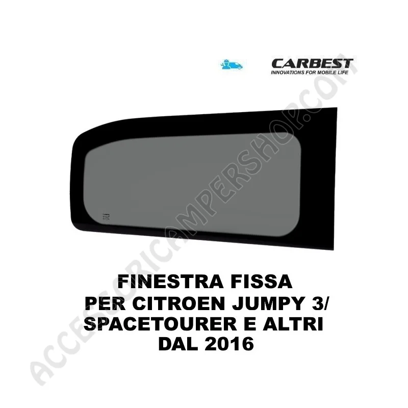 Finestra Fissa Carbest per Citroen Jumpy 3 | Accessoricampershop.com