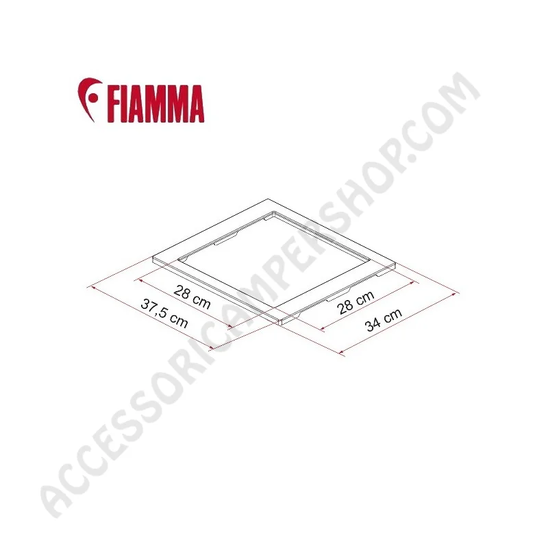 KIT FRAME 28 DUCATO FIAMMA per Oblò 28 F | Accessoricampershop.com