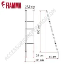 Scaletta DELUXE 8 FIAMMA per camper e caravan | Accessoricampershop.com