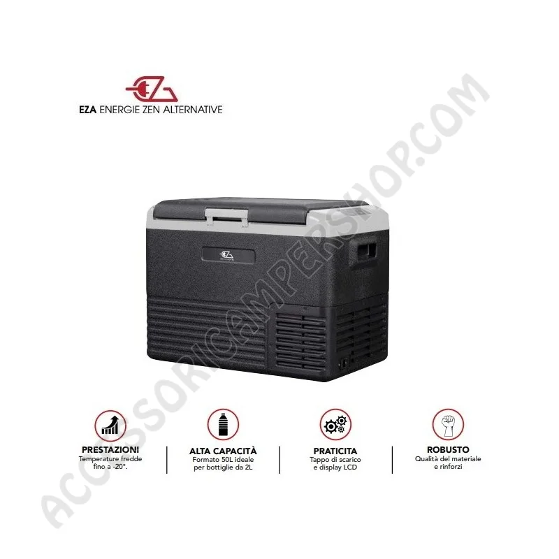Frigo Freezer Portatile EZA 50L per Campeggio | Accessoricampershop.com
