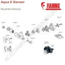KIT BASETTA AQUA 8 Ricambio Originale Fiamma | Accessoricampershop.com