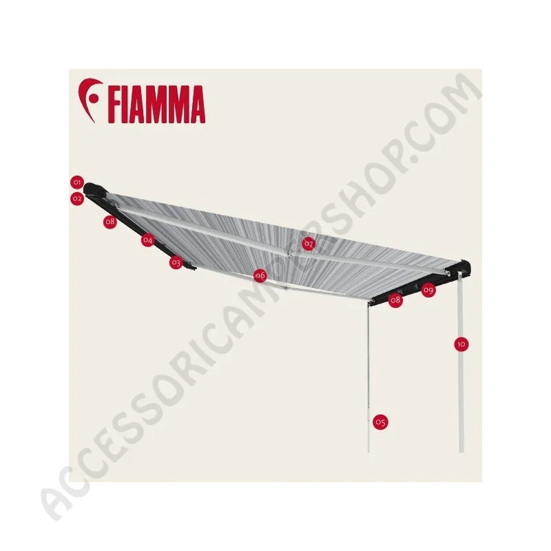 Tendalino F80S Ducato 370 Fiamma per camper | Accessoricampershop.com