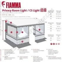Veranda Fiamma Privacy Room Light 2024 | Accessoricampershop.com