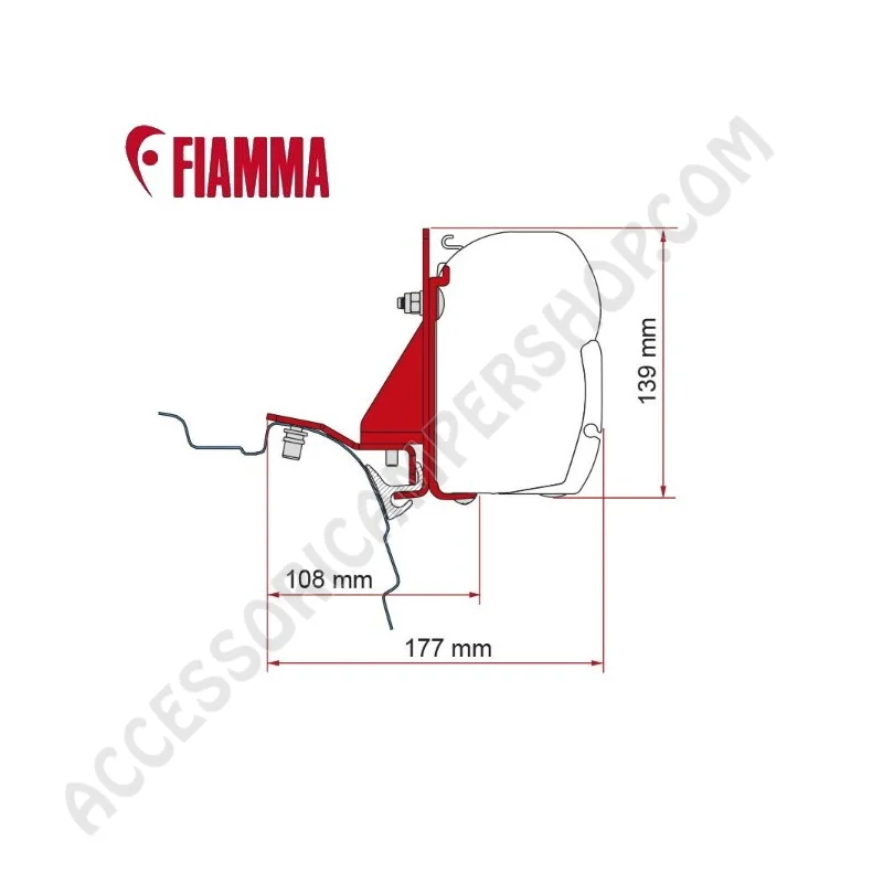 KIT VW T5/T6 Multirail Reimo F45 per Tendalini | Accessoricampershop.com