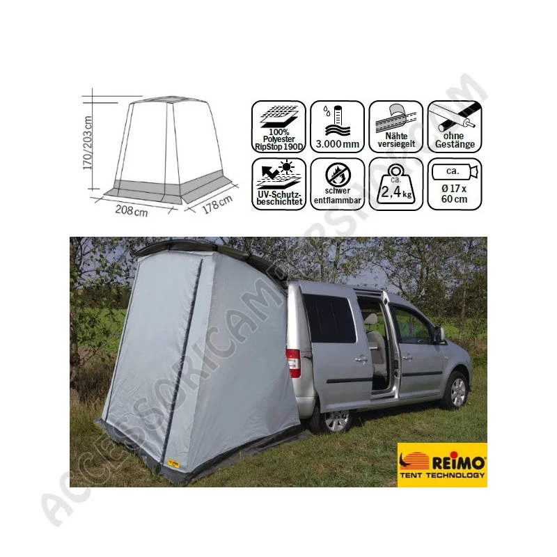Tenda Veranda Posteriore TRAPEZ per VW Caddy | Accessoricampershop.com