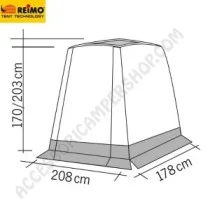 Tenda Veranda Posteriore TRAPEZ per VW Caddy | Accessoricampershop.com