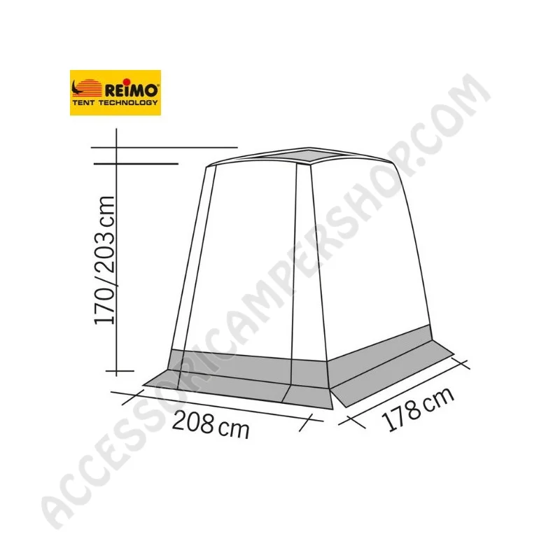 Tenda Veranda Posteriore TRAPEZ per VW Caddy | Accessoricampershop.com