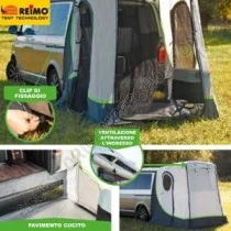 Tenda Veranda Posteriore VW T5/T6 ID Buzz Upgrade Premium | Accessoricampershop.com