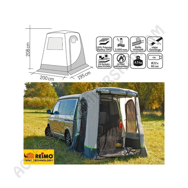Tenda Veranda Posteriore VW T5/T6 ID Buzz Upgrade Premium | Accessoricampershop.com