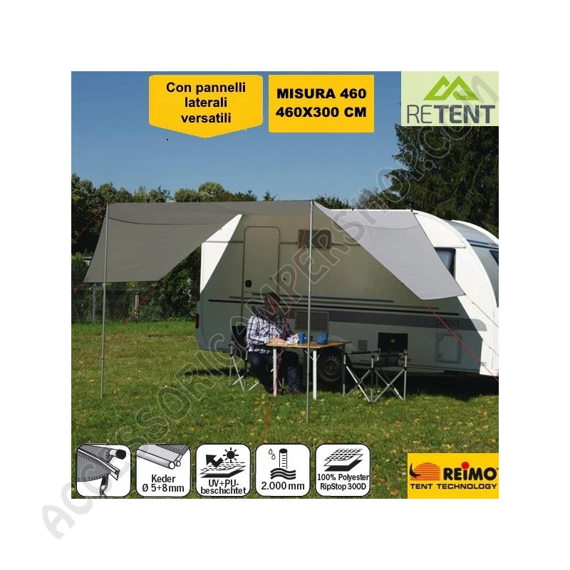 Tendalino tettoia parasole Mauritius 460 | Accessoricampershop.com