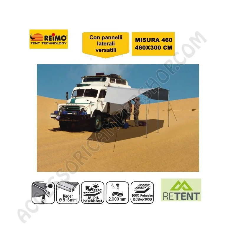 Tendalino tettoia parasole Mauritius 460 | Accessoricampershop.com