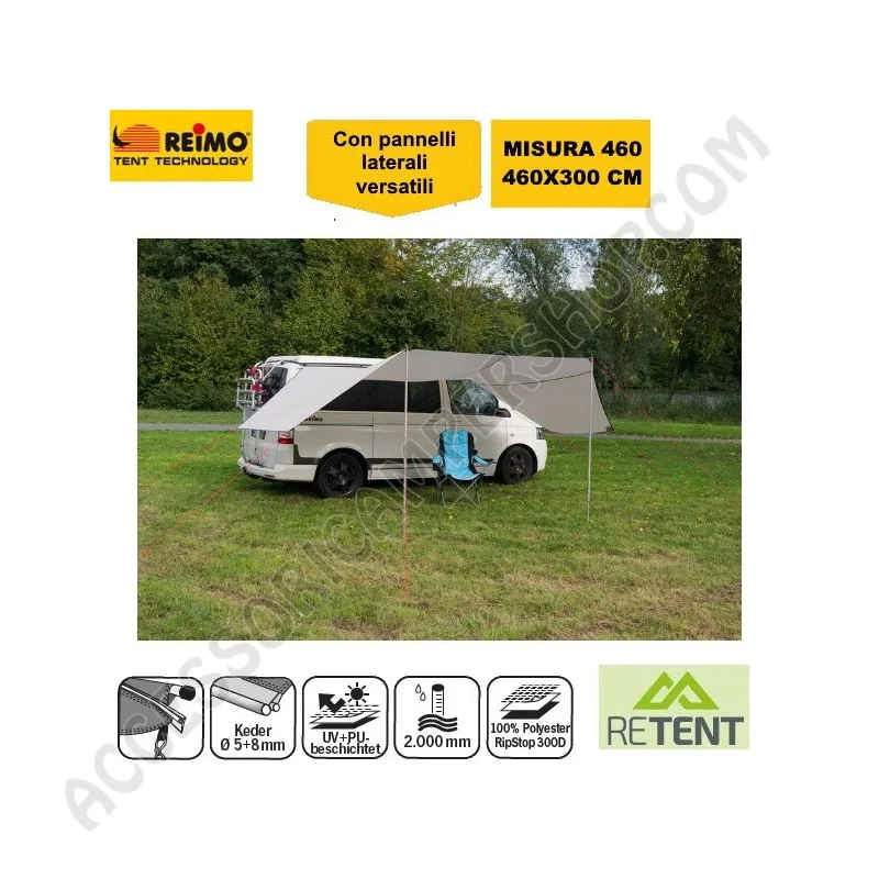 Tendalino tettoia parasole Mauritius 460 | Accessoricampershop.com