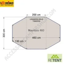 Tendalino tettoia parasole Mauritius 460 | Accessoricampershop.com