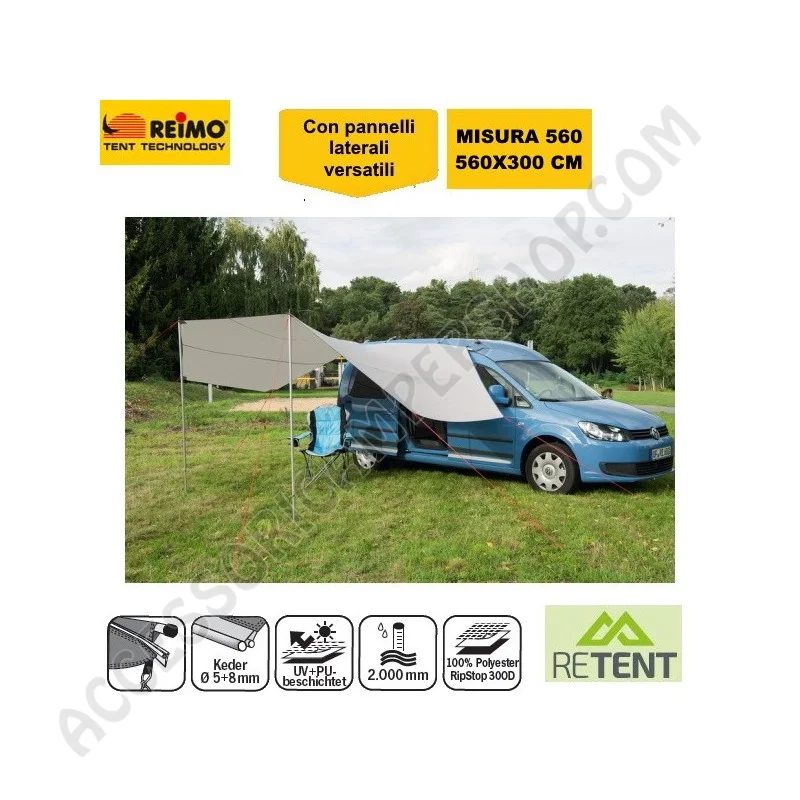 Tendalino Parasole Mauritius 560 per Camper | Accessoricampershop.com