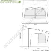 Tenda Veranda Gonfiabile Esprit Pro X 350M | Accessoricampershop.com
