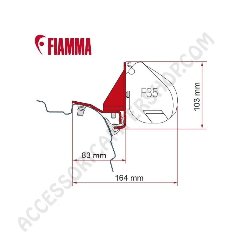 KIT VW T5/T6 Multirail Reimo per Tendalino Fiamma | Accessoricampershop.com