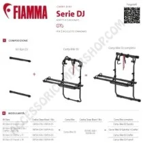 KIT BARS DJ SPRINTER per portabici Fiamma | Accessoricampershop.com