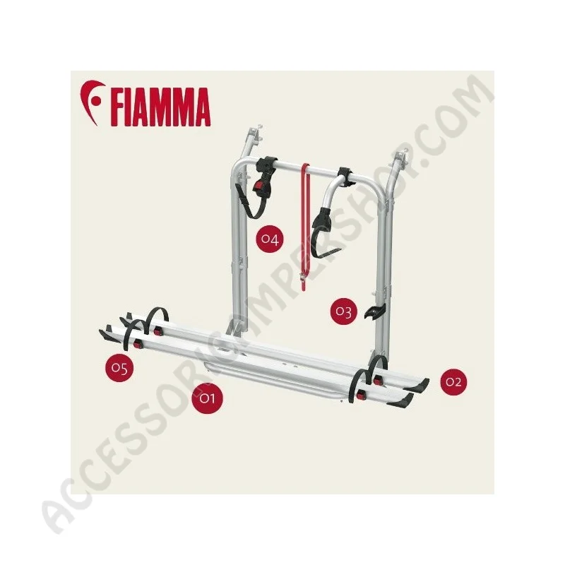 Porta-bici Fiamma Carry-Bike 200 D per Furgoni | Accessoricampershop.com