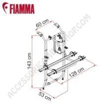 Porta-bici Fiamma per Vivaro, Trafic e Talento | Accessoricampershop.com