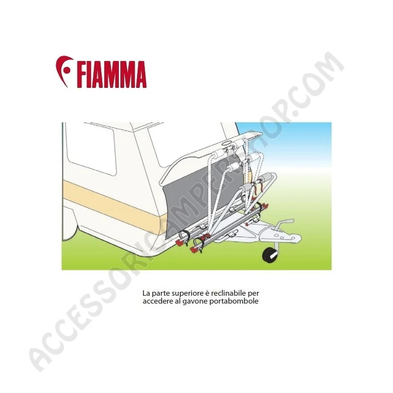 Porta-bici Fiamma Carry-Bike Caravan XL A Pro 200 | Accessoricampershop.com