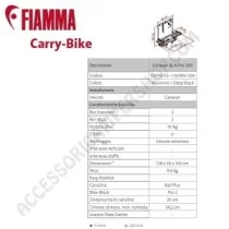 Porta-bici per timone caravan Fiamma Carry-Bike XL | Accessoricampershop.com