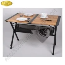Tavolo Pieghevole Bamboo Mendoza 110x70 per 4 Persone | Accessoricampershop.com