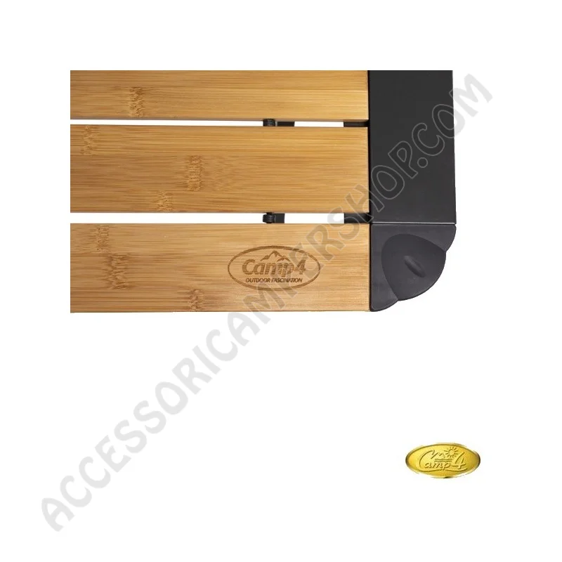 Tavolo Pieghevole Bamboo Mendoza 80 per Campeggio | Accessoricampershop.com