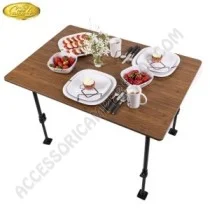 Tavolo Pieghevole Bamboo TJÖRN 100x68 per Campeggio | Accessoricampershop.com