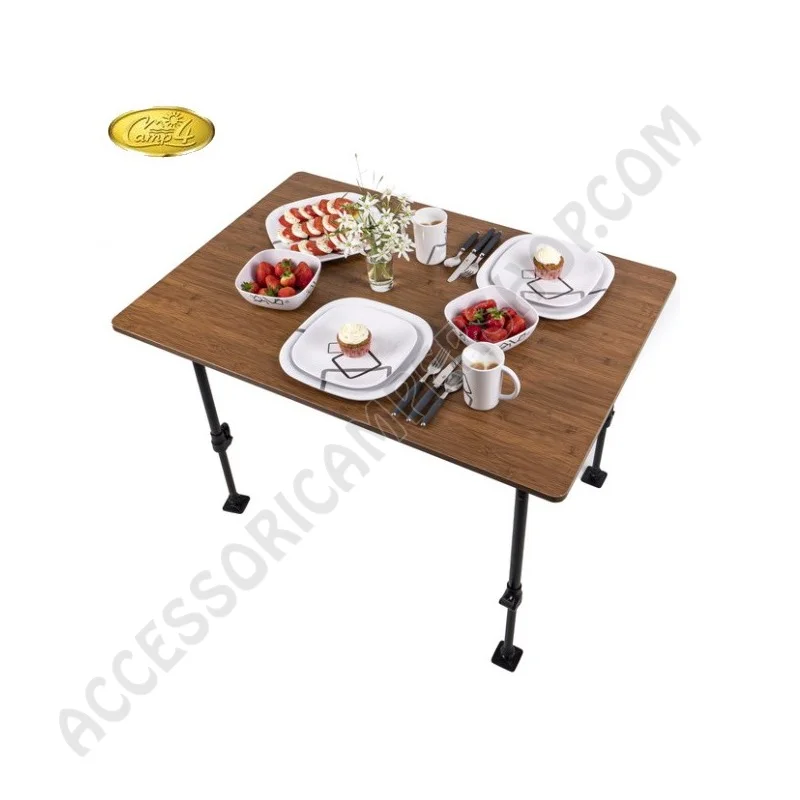 Tavolo Pieghevole Bamboo TJÖRN 100x68 per Campeggio | Accessoricampershop.com