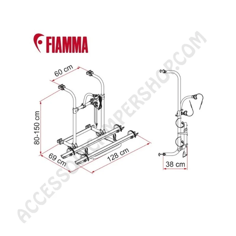 Portabici Fiamma Carry-Bike Pro per Camper | Accessoricampershop.com