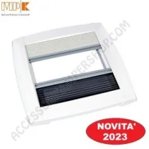 Kit Retrofit Telaio Interno Bianco con Tenda Plissettata | Accessoricampershop.com