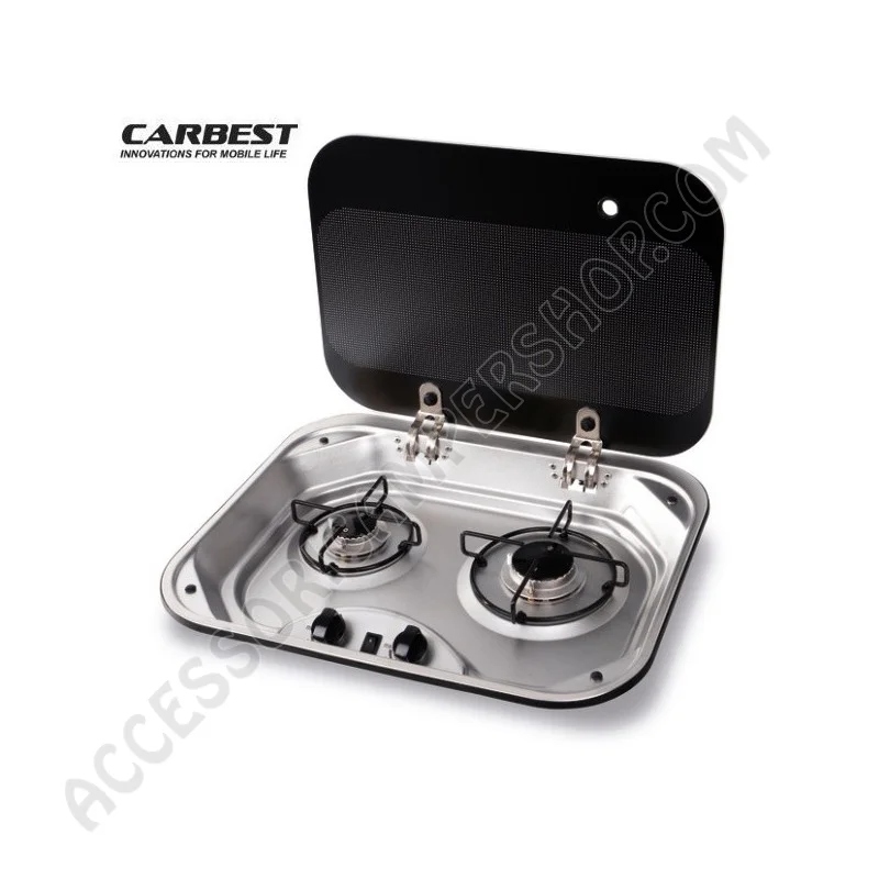 Piano Cottura Gas 2 Fuochi Compatto | Accessoricampershop.com