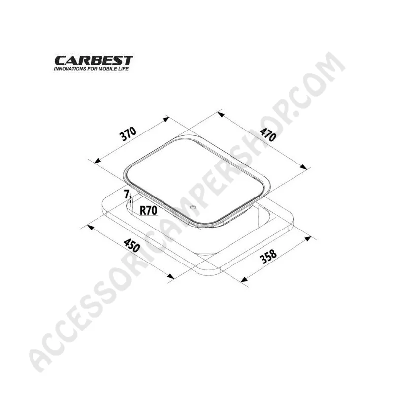 Piano Cottura Gas 2 Fuochi Compatto | Accessoricampershop.com