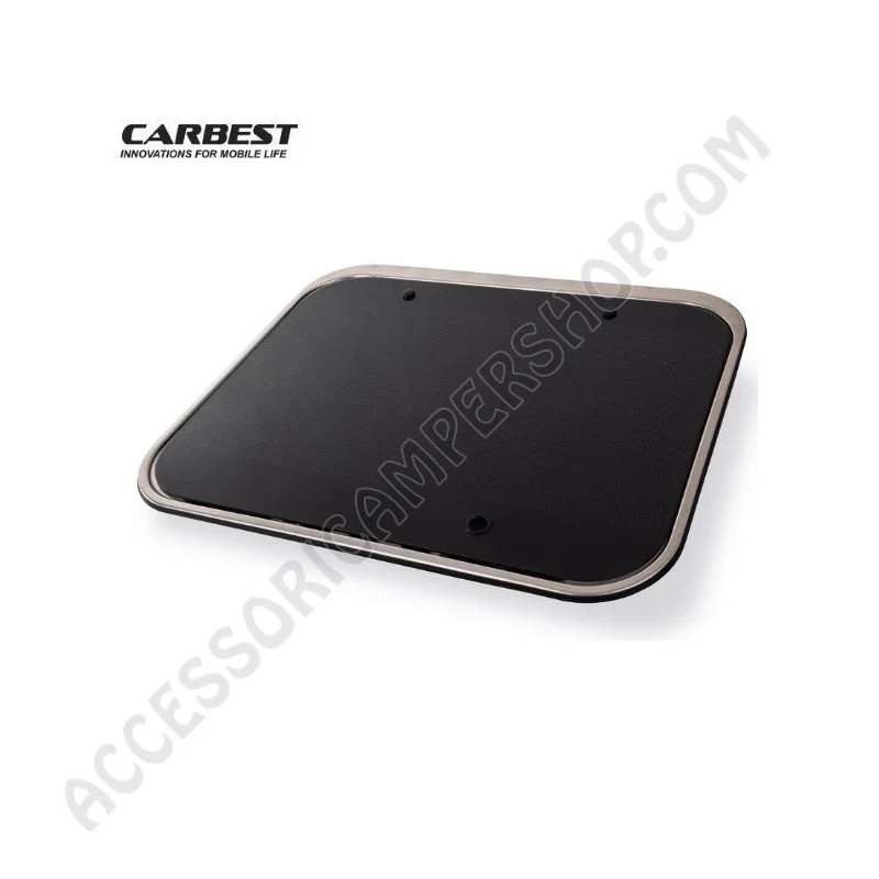 Piano Cottura Carbest 3 Fuochi Inox con Coperchio | Accessoricampershop.com
