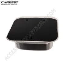 Lavello Carbest Rettangolare 415x365 mm in Acciaio Inox | Accessoricampershop.com